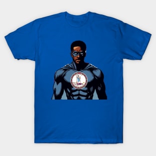 Richmond Virginia 1990s Black Comic Book Superhero RVA T-Shirt